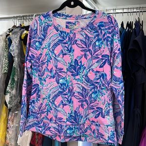 Lilly Pulitzer Luxletic Beach Comber Pullover Large